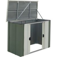 4X2 Greenvale Pent Metal Shed - 5013856993346