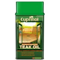 Cuprinol Naturally Enhancing Clear Teak Oil 1L