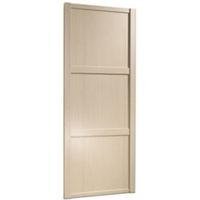 Shaker Natural Maple Effect Sliding Wardrobe Door (H)2220 Mm (W)610 Mm