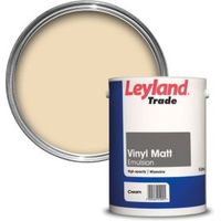 Leyland Trade Cream Smooth Matt Emulsion Paint 5L