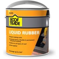 Rooftrade Black Liquid Rubber Roof Sealant 2L