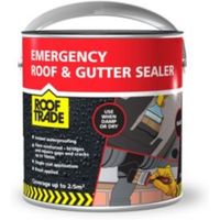 Rooftrade Black Emergency Roof & Gutter Sealer 2.5L