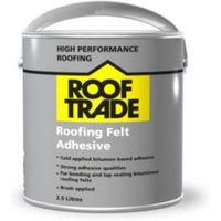 Rooftrade Black Roofing Felt Adhesive 2.5L