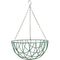 Gardman Basic Green Hanging Basket 12 "