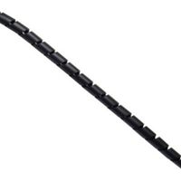 D-Line Black Plastic Cable Tidy Wrap - 5060226646364