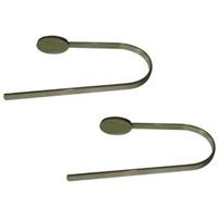 Colours Ares Stainless Steel Effect Curtain Hold Backs Pack Of 2