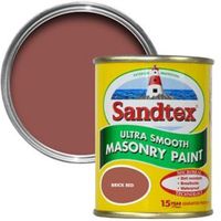 Sandtex Brick Red Matt Masonry Paint 0.15L Tester Pot