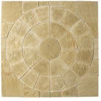 York Gold Abbey Paving Circle Squaring Off Pack