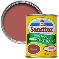 Sandtex Terracotta Matt Masonry Paint 0.15L Tester Pot