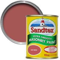 Sandtex Hot Brick Red Matt Masonry Paint 0.15L Tester Pot