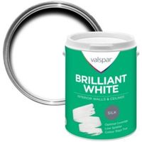 Valspar White Silk Emulsion Paint 5L