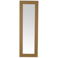 Colours Andino Oak Effect Framed Rectangular Wall Mirror (H)1350mm (W) 430mm