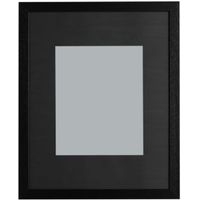 Black Single Frame Wood Picture Frame (H)52.7cm X (W)42.7cm
