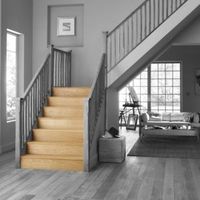 Stair Klad Oak Veneer Stair Flooring Tread Riser Kit