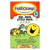 Haliborange Vitamins A,C D Orange Flavour - 60 Chewable Tablets