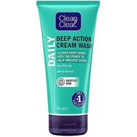 Clean & Clear Deep Action Oil-Free Cream Wash 150ml