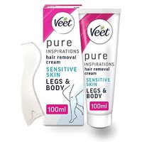 Veet Hair Removal Cream With Aloe Vera & Vitamin E For Sensitive Skin 100ml