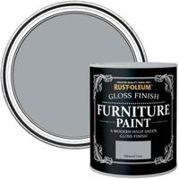 Rust-Oleum Mineral Grey Gloss Furniture Paint 125 Ml