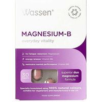 Wassen We Support Fatigue Reduction. MAGNESIUM B. 30 Tablets