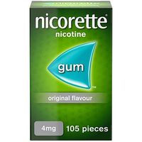 Nicorette 4mg Gum Nicotine (105 Pieces)