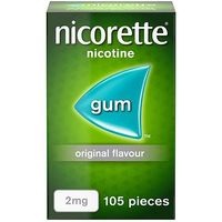 Nicorette Original 2mg Gum - 105 Pieces