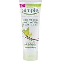 Simple Kind To Skin Deep Cleansing Face Mask 75ml
