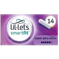 Lil-Lets Non-Applicator Tampons Super Plus Extra 14 Pack