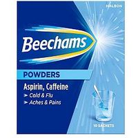 Beechams Powders Aspirin & Caffeine 10 Sachets