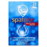 Spatone 100% Natural Iron Supplement 28 One-a-Day Sachets 560ml