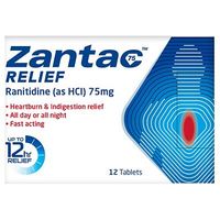 Zantac 75 Relief - 12 Tablets