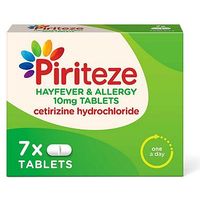 Piriteze Allergy Tablets - 7 Pack