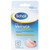 Scholl Verruca Removal System 15 Medicated Discs