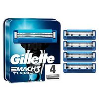Gillette Mach 3 Turbo Replacement Blades 4 Pack