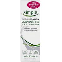 Simple Regeneration Age Resisting Eye Cream 15ml