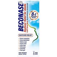 Beconase Hayfever Relief Nasal Spray For Adults - 100 Sprays