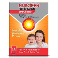 Nurofen For Children Singles Strawberry Flavour - 16 Sachets