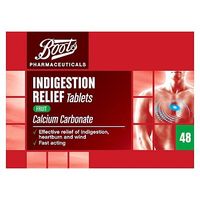 Boots Indigestion Relief Tablets Fruit - 48 Tablets