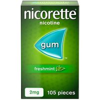 Nicorette Freshmint 2mg Gum - 105 Pieces
