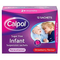 Calpol Sugar Free Infant Suspension Sachets - 12