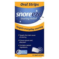 Snoreeze Snoring Relief Oral Strips - 14 Applications