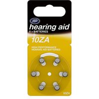 Boots Hearing Aid Batteries Size 10 - 6 Pack