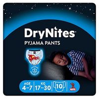 Huggies DryNites Pyjama Bed Wetting Pants Boys 4-7 Years - 10 Pants