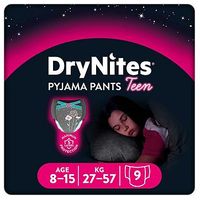 Huggies DryNites Pyjama Bed Wetting Pants Girls 8-15 Years - 9 Pants
