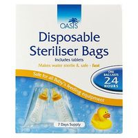 Oasis Disposable Steriliser Bags - 7 Pack