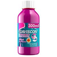 Gaviscon Double Action Oral Suspension Mint - 300ml