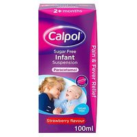 Calpol Infant Sugar Free 120 Mg/5 Ml Oral Suspension - 100ml