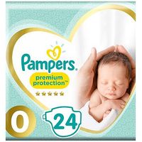Pampers Micro New Baby Nappies Size 0 Carry Pack - 24 Nappies