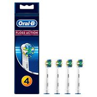 Oral-B Floss Action Electric Toothbrush Heads 4 Pack
