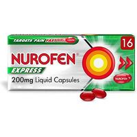 Nurofen Express 200mg Liquid Capsules - 16 Liquid Capsules