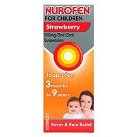 Nurofen For Children Strawberry 3 Months To 9 Years - 100ml